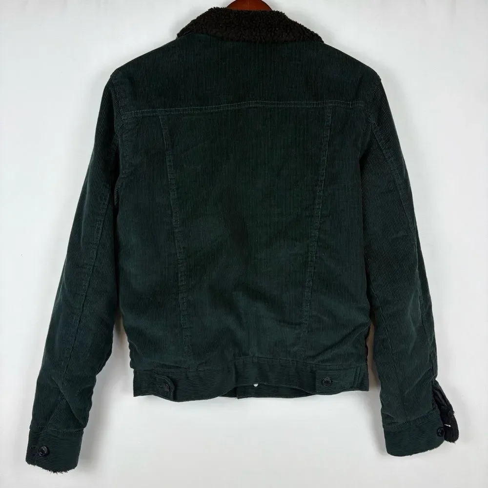 Primark Courdoroy Sherpa Lined Button Up‎ Jacket
